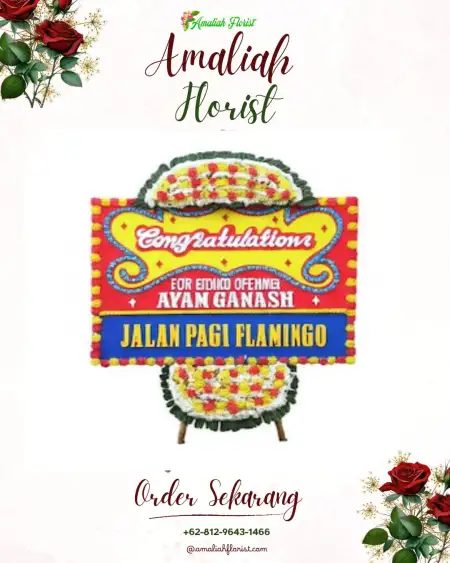 Sewa Papan Bunga Jumok